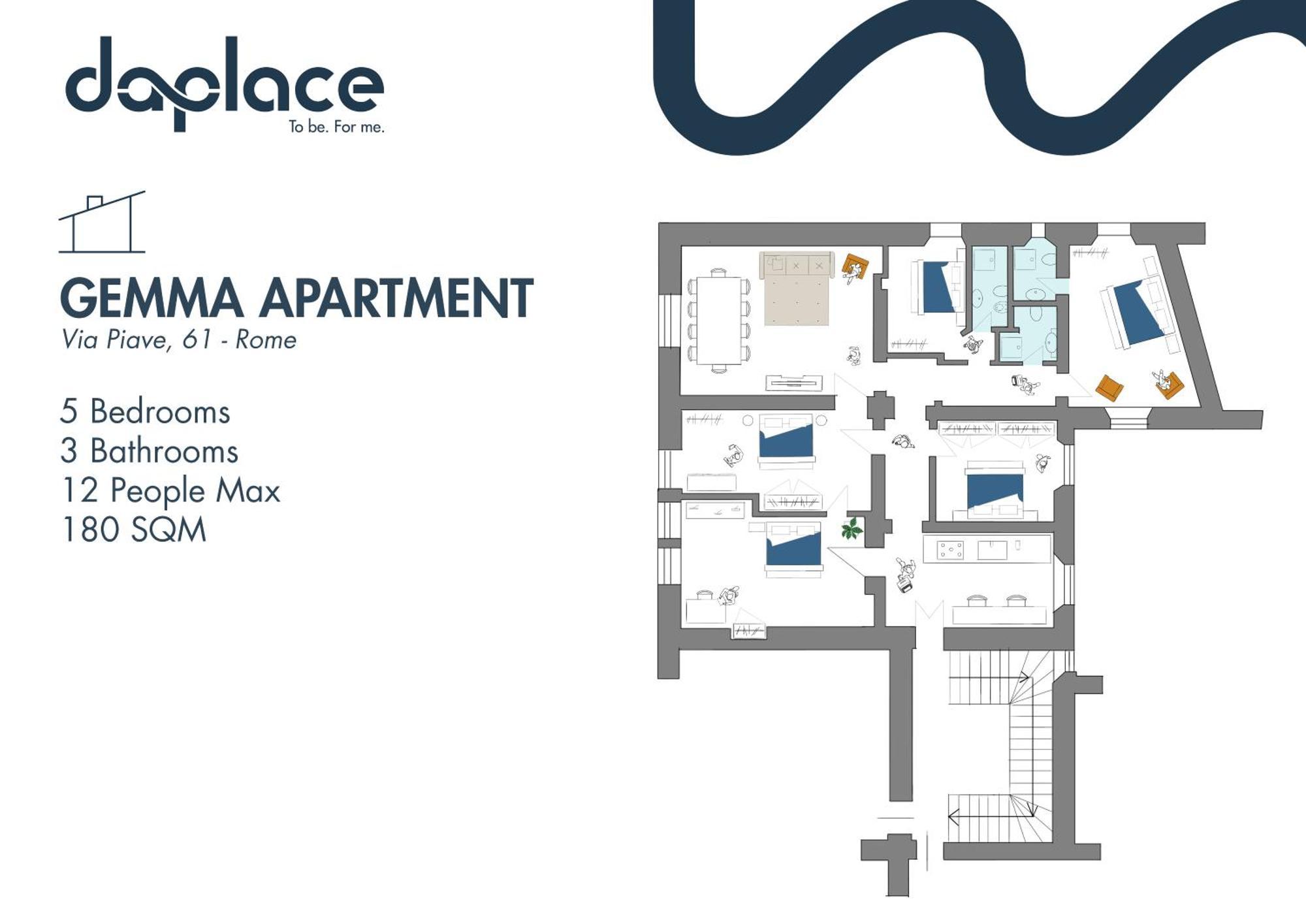 Daplace - Gemma Apartment Roma Esterno foto